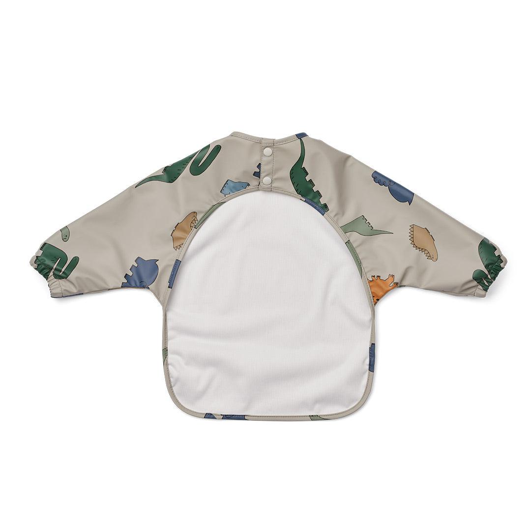 Liewood Merle Printed Cape Bib - Dinosaurs - Mist-Bibs-Dinosaurs/Mist- | Natural Baby Shower