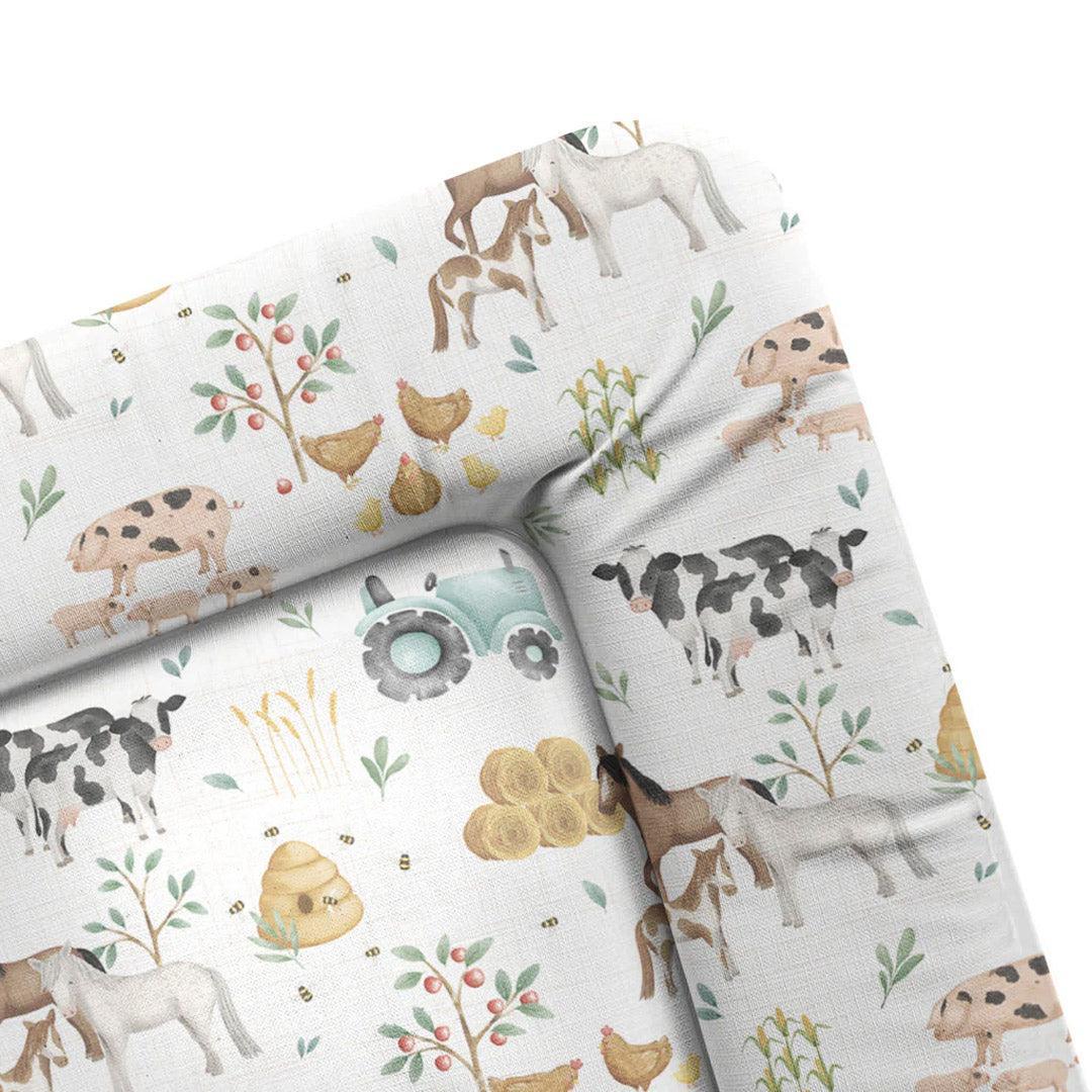 The Little Bumble Co. Standard Changing Mat - Farm Yard-Changing Mats-Farm Yard-one size | Natural Baby Shower