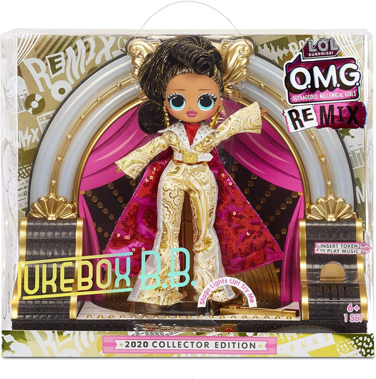 LOL Omg - Remix Jukebox BB Music Box Light and Sound Special Collection Doll