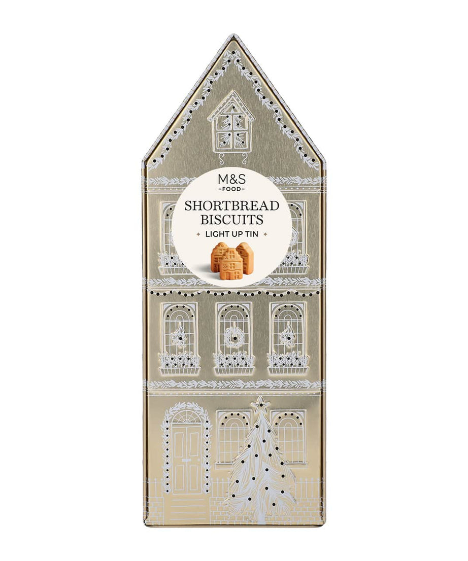 M&S Food Lighted Hazelnut Cookie House