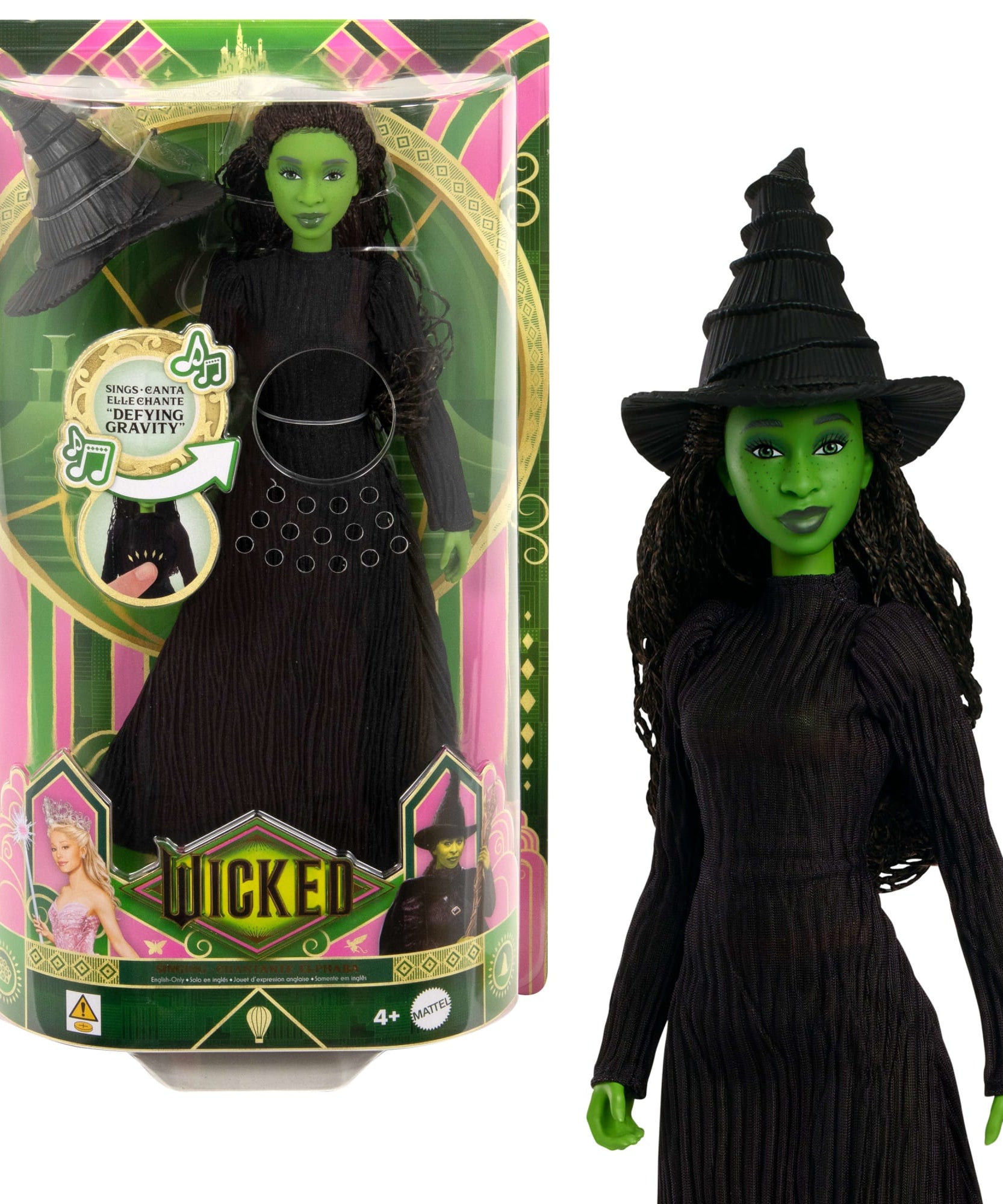 Mattel - Wicked Elphaba Singing Sound Collectible Toy Doll