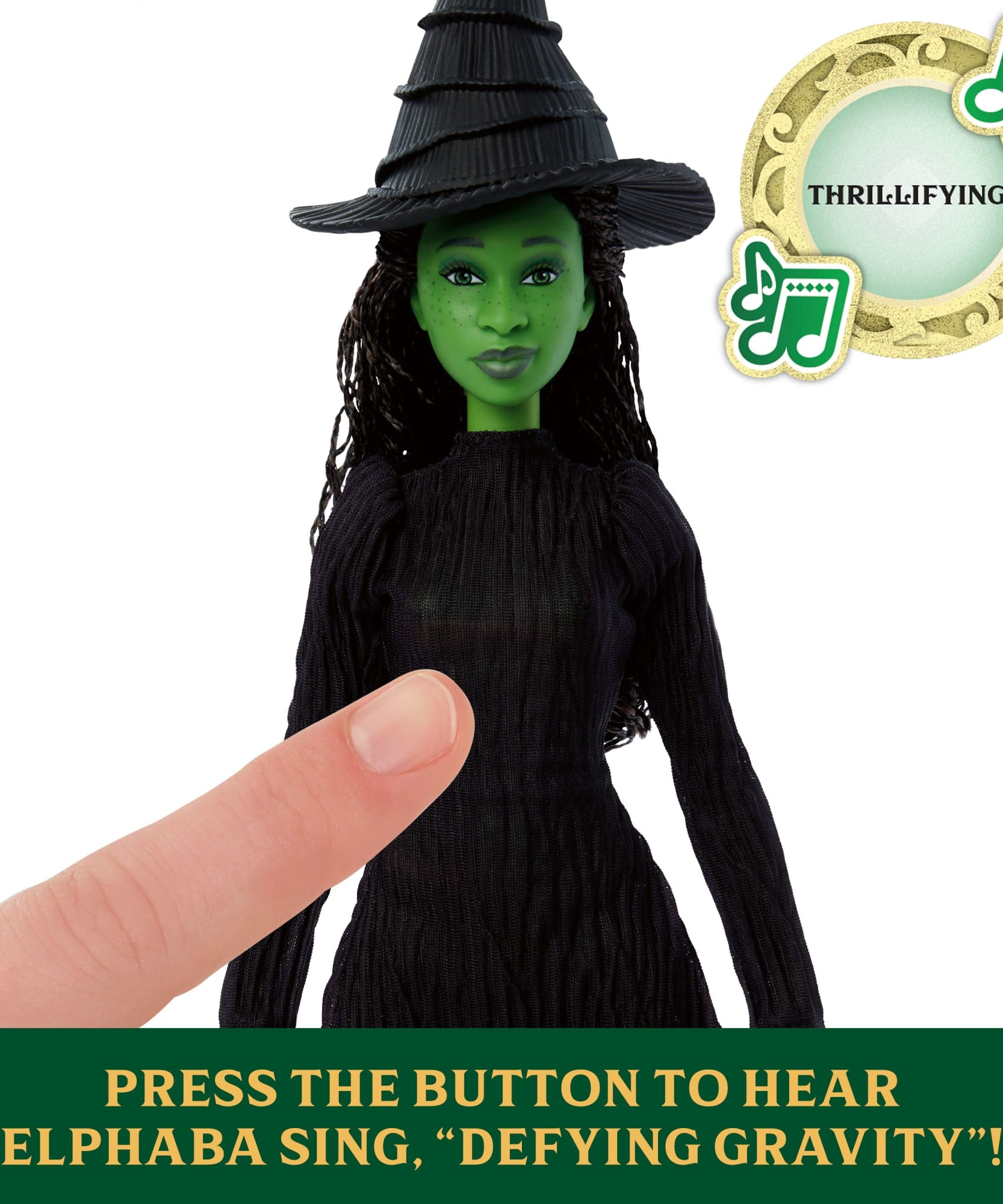 Mattel - Wicked Elphaba Singing Sound Collectible Toy Doll