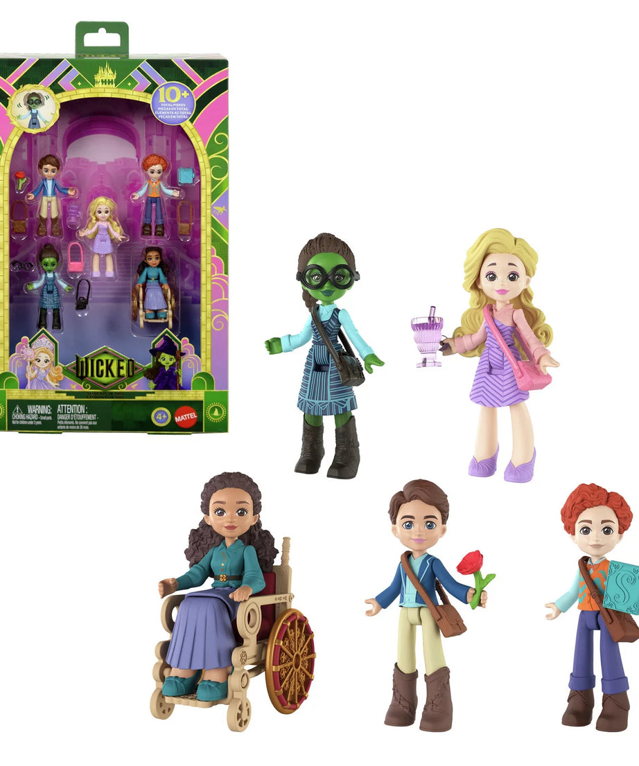 Mattel - Wicked Students 5 Figure Toy and Accessories Set
