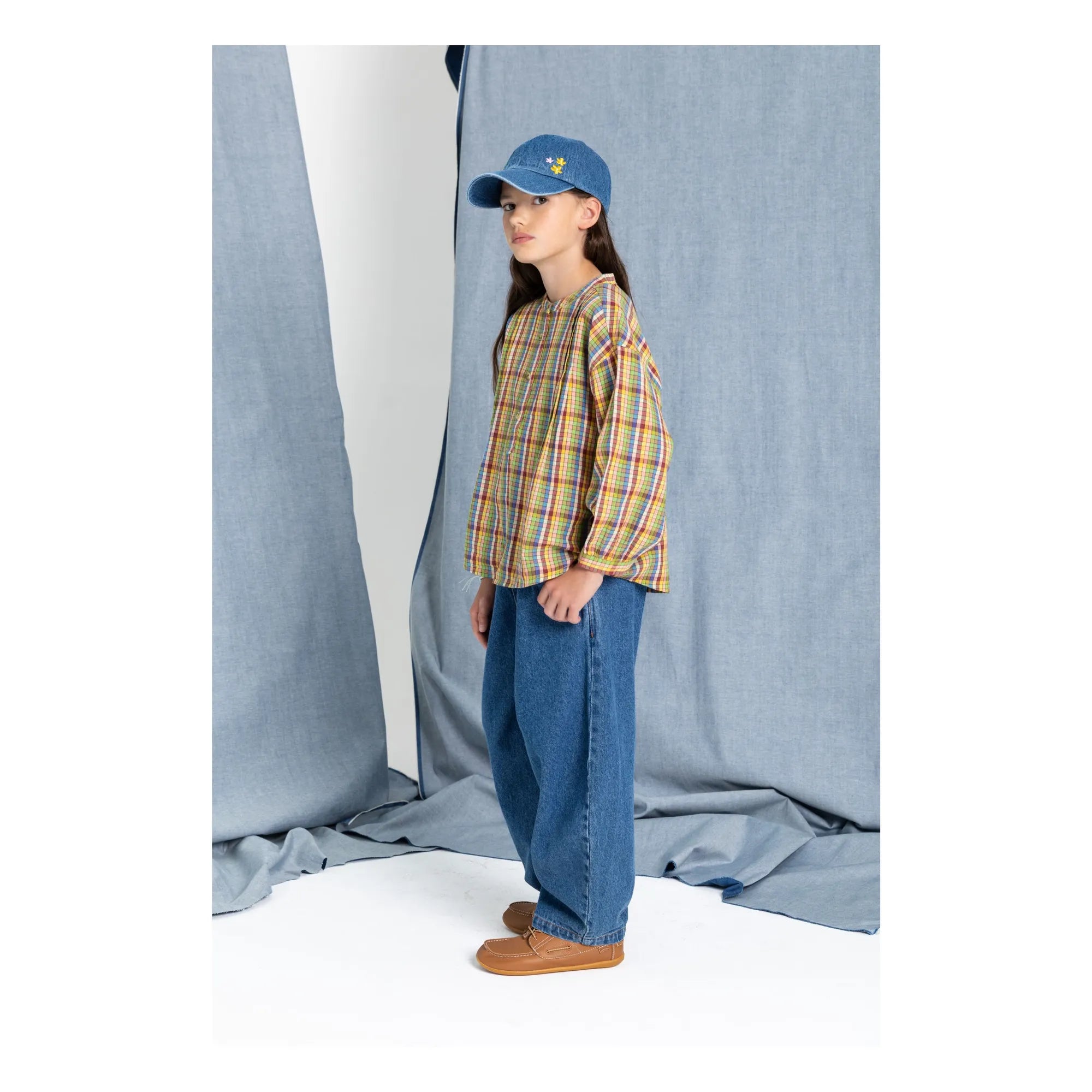 Hundred Pieces - Maxine Checked Blouse | Green