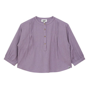 Hundred Pieces - Maxine Checkered Blouse | Lavender