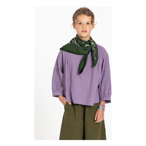 Hundred Pieces - Maxine Checkered Blouse | Lavender
