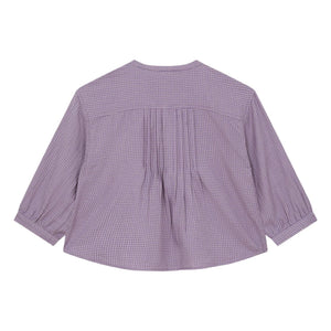 Hundred Pieces - Maxine Checkered Blouse | Lavender
