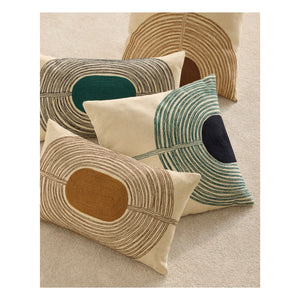 Maison Sarah Lavoine - Mirage Embroidered Pillow | Sarah Blue