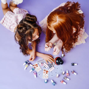 Miss Nella - Bright Green Glitter Peel Off Nail Polish