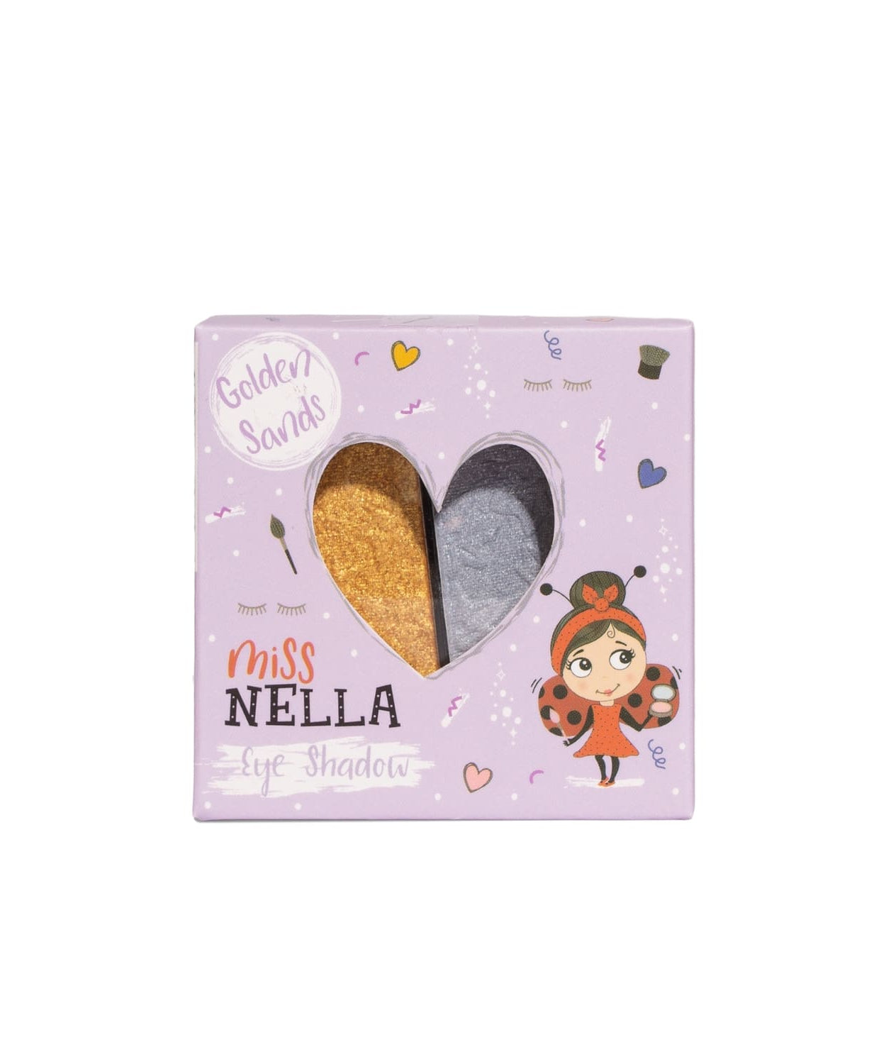 Miss Nella - Non-Toxic Children's Golden 2-Piece Eyeshadow