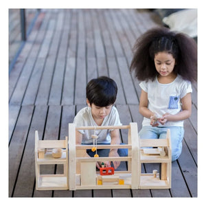Plan Toys - Modular 3-Piece Wooden House