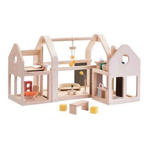 Plan Toys - Modular 3-Piece Wooden House