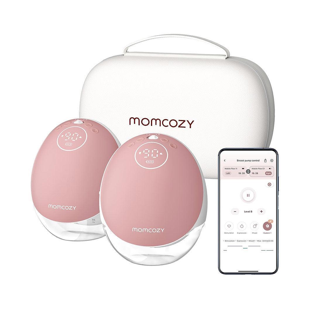 Momcozy M9 Double Bundle Breast Pump - White-Breast Pumps-White- | Natural Baby Shower