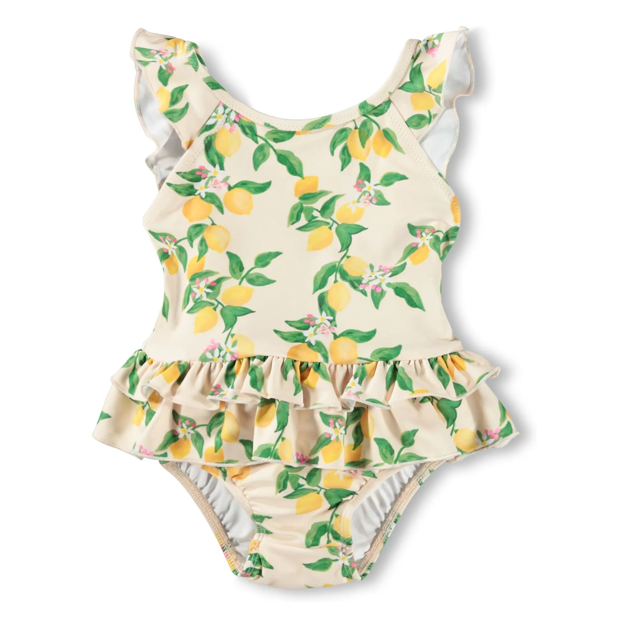 Molo - Nalani Swimsuit Lemons Recycled Fiber | Light Yellow