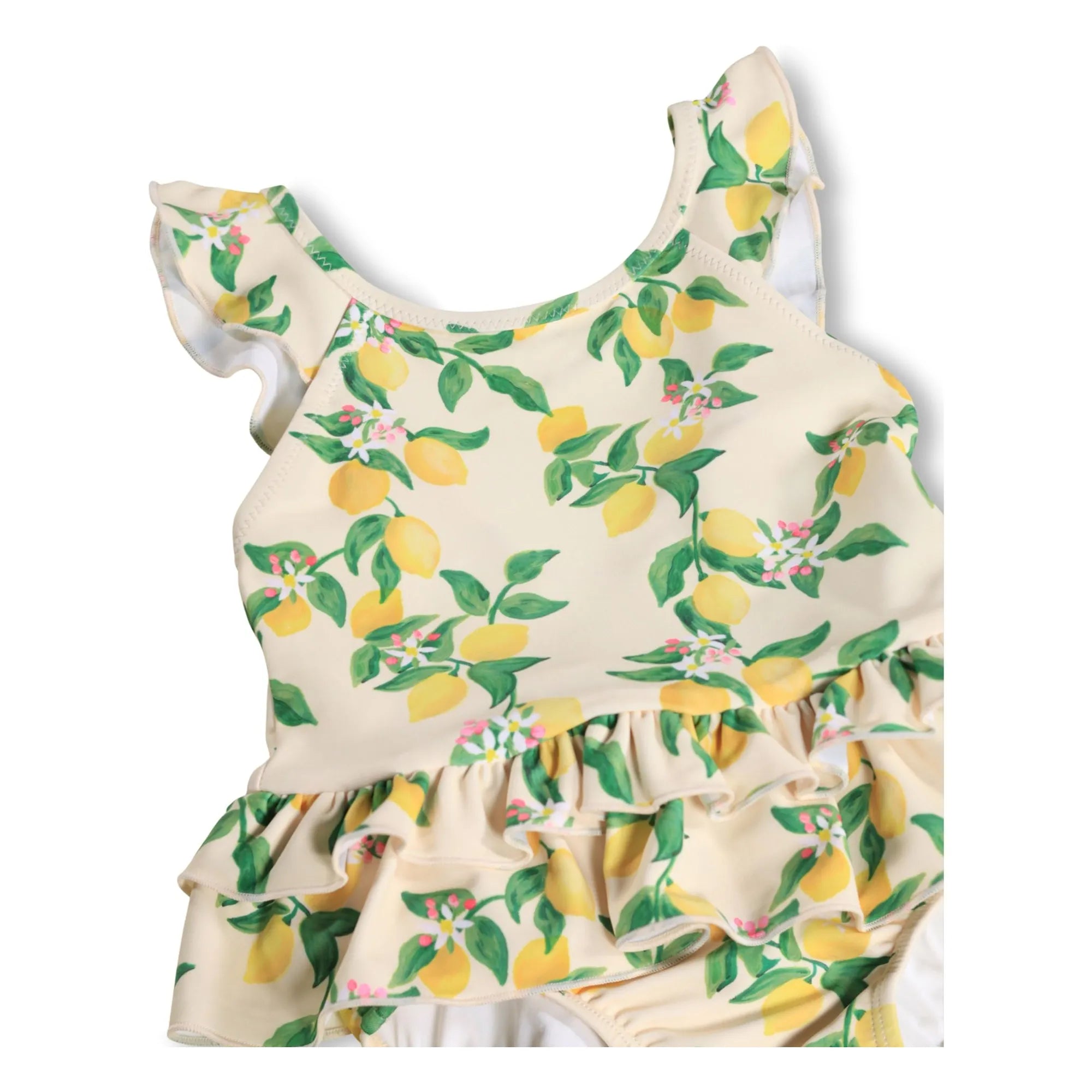 Molo - Nalani Swimsuit Lemons Recycled Fiber | Light Yellow