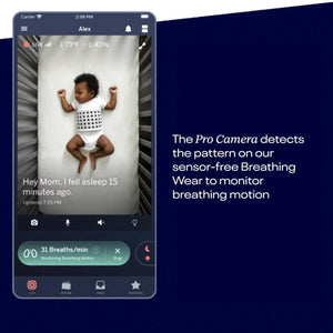 Nanit Breathing Wear Band - Powder Blue-Baby Monitors-Powder Blue-0-3m | Natural Baby Shower