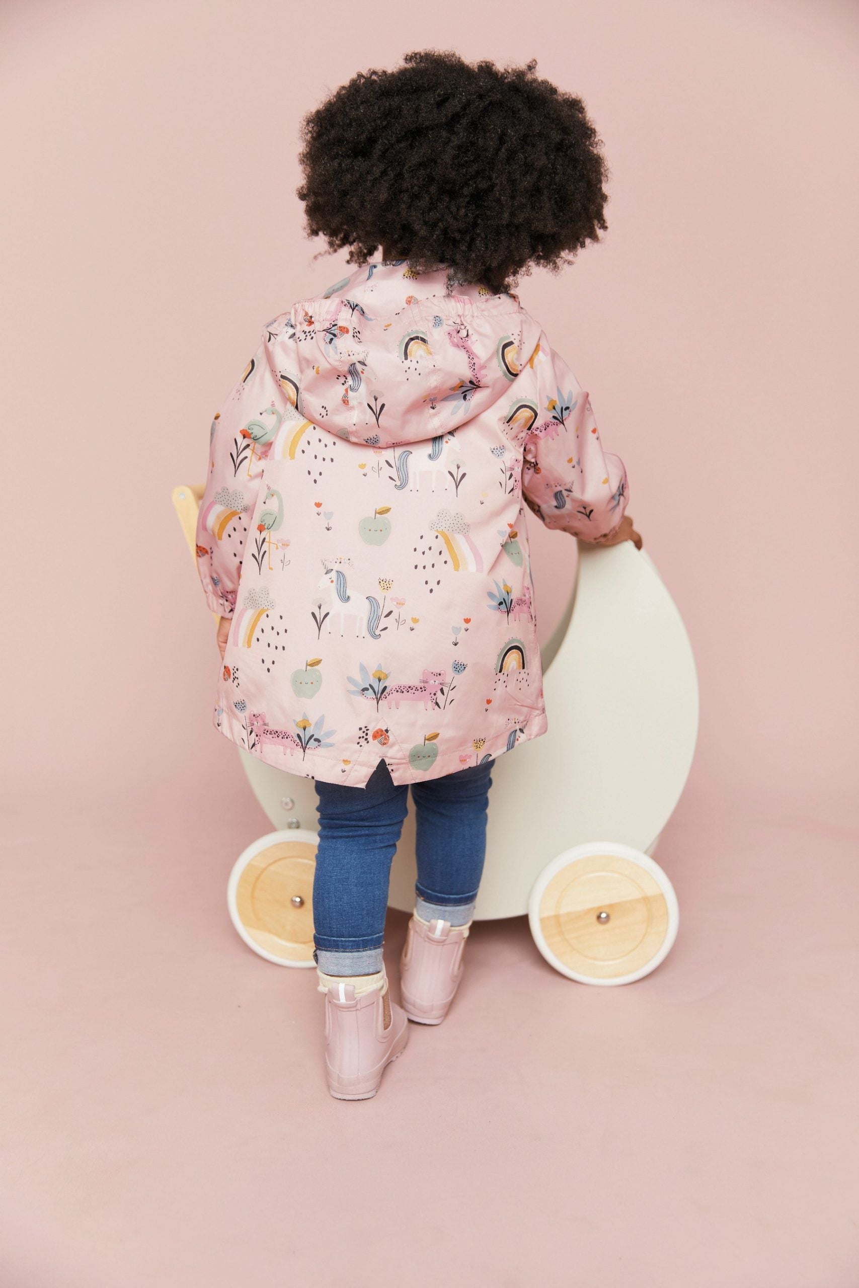 Next - Happy Sustainable Girl's Jacket Raincoat - 6-7 Years 