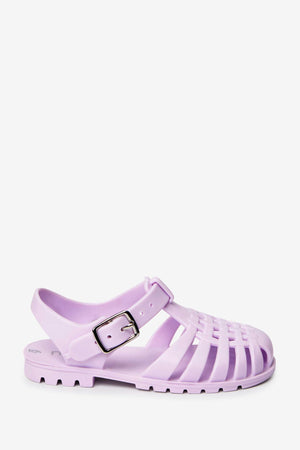 Next - Girls Jelly Jelly Lilac Sandals - 25.5 