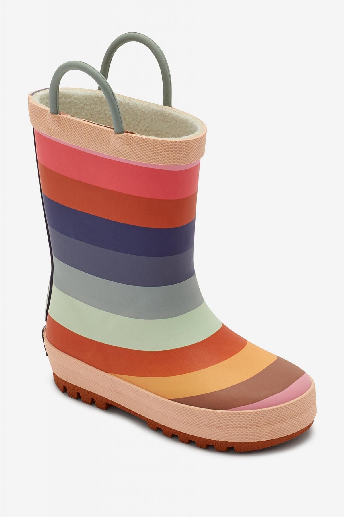 Next - Girl Soft Rainbow Winter and Rain Boots - 25.5 