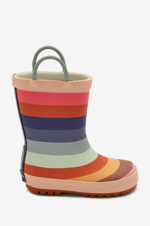 Next - Girl Soft Rainbow Winter and Rain Boots - 25.5 