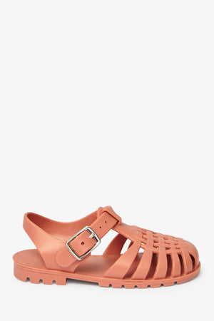 Next - Girls and Boys Jelly Jelly Light Brown Sandals - 25.5 
