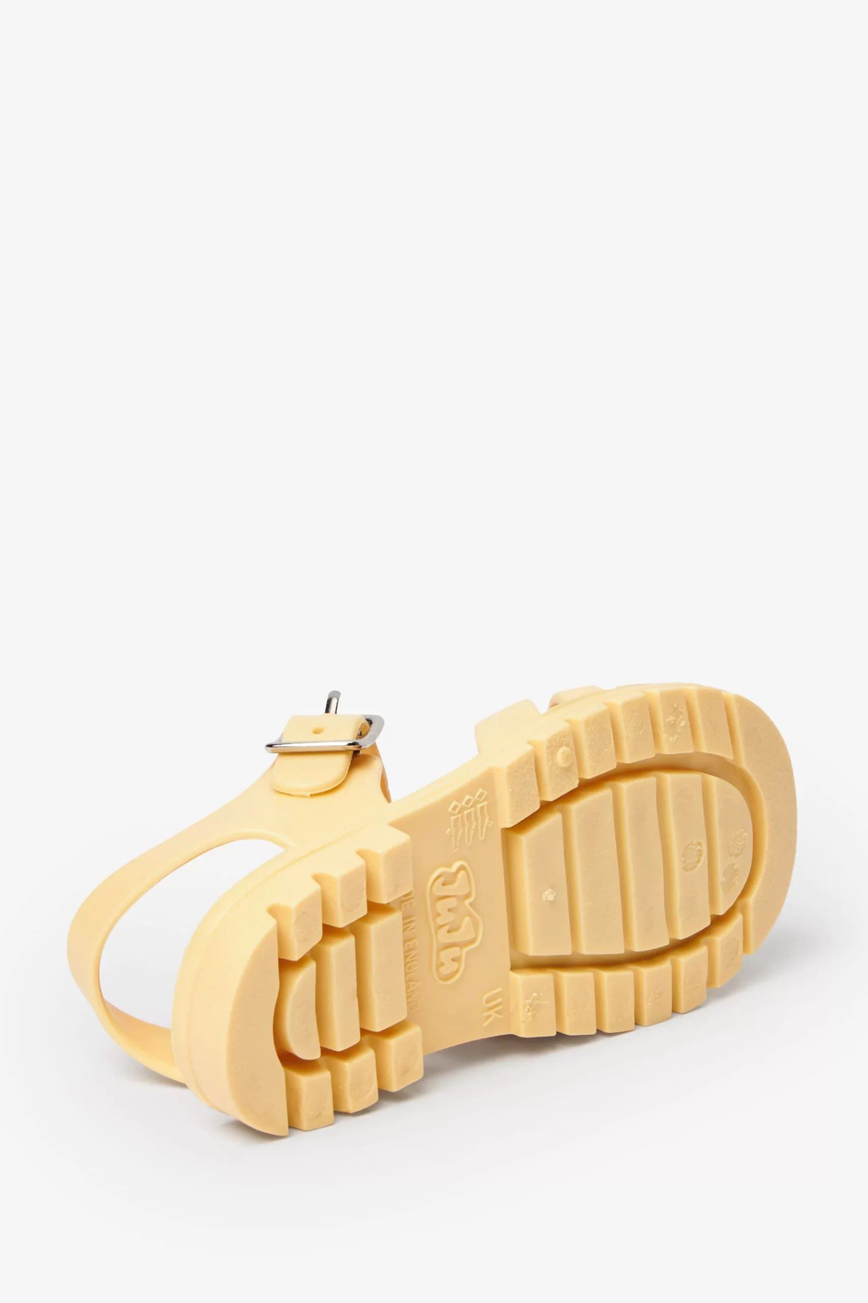 Next - Girls and Boys Jelly Jelly Light Yellow Sandals - 29 