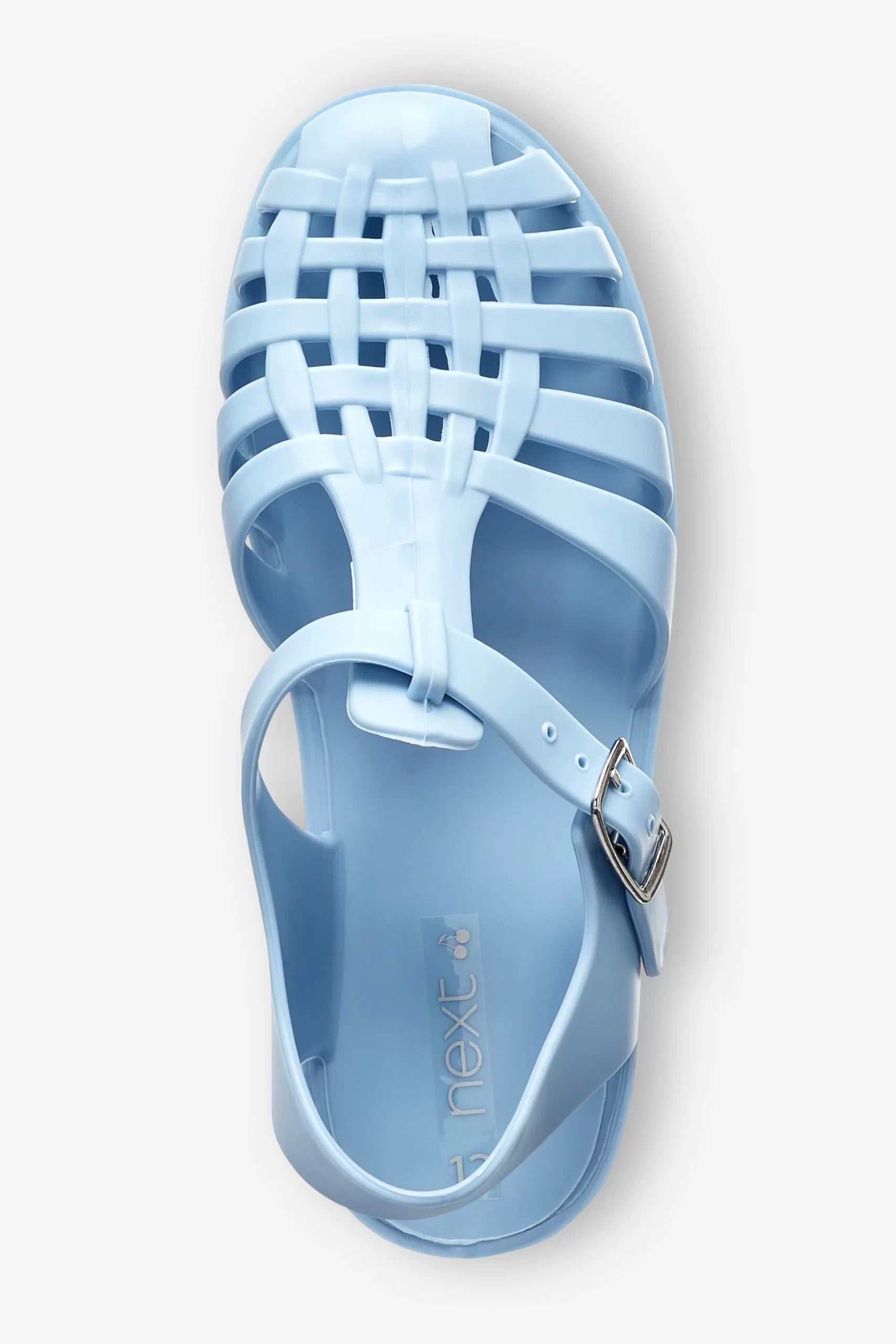 Next - Girls and Boys Jelly Jelly Baby Blue Sandals - 25.5