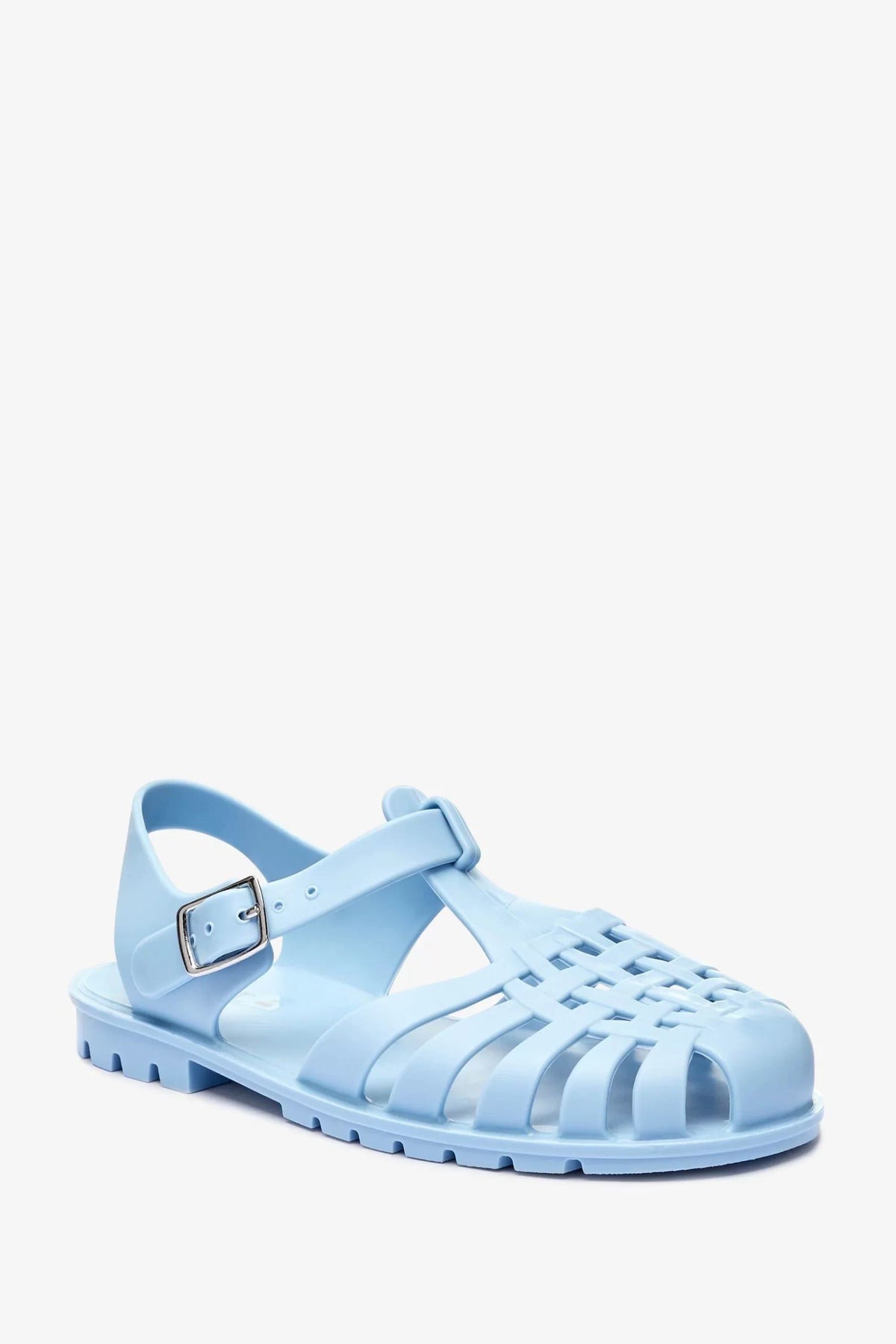 Next - Girls and Boys Jelly Jelly Baby Blue Sandals - 26.5