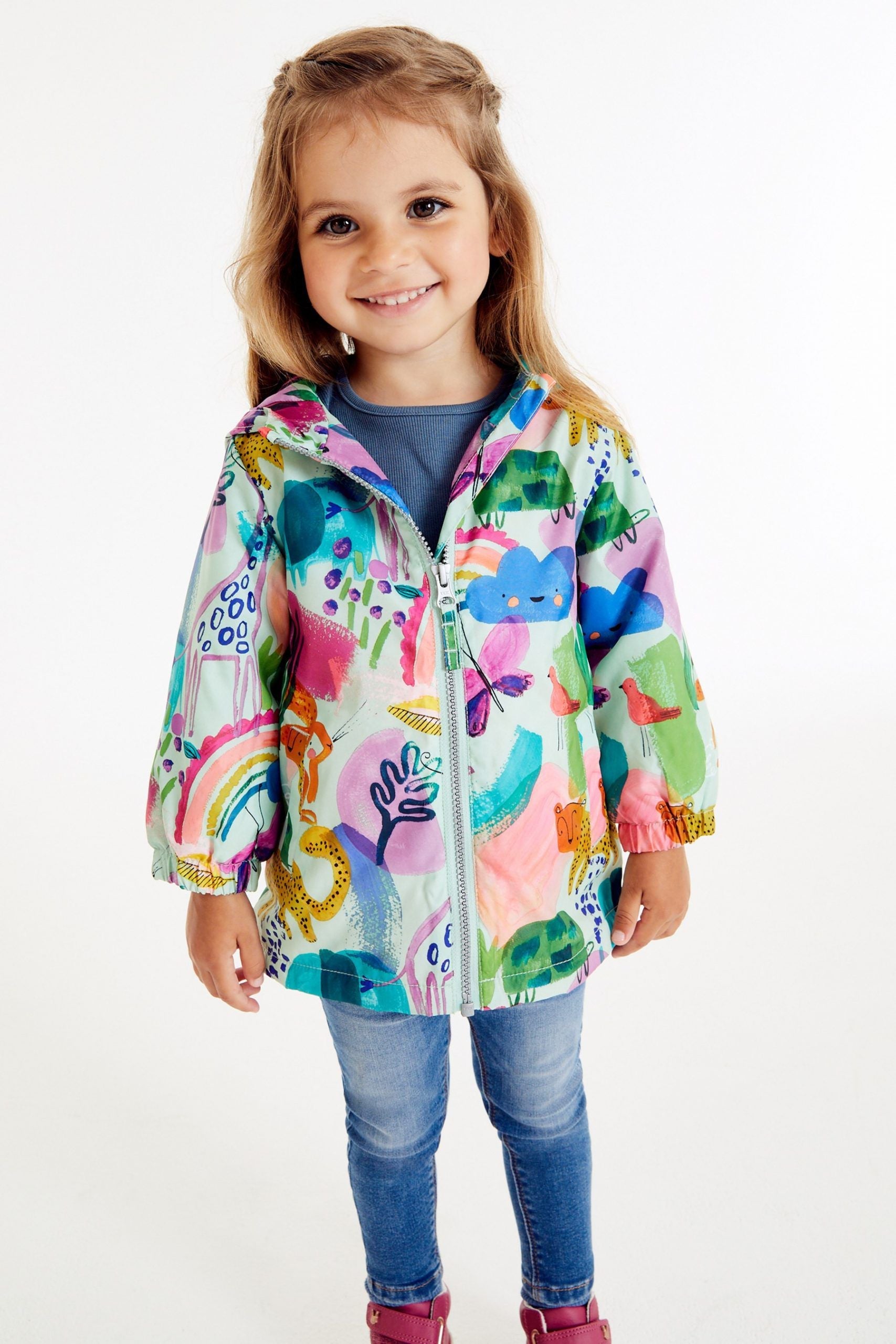 Next - Joyful Sustainable Girl's Winter Jacket and Raincoat - 3-4 Years 