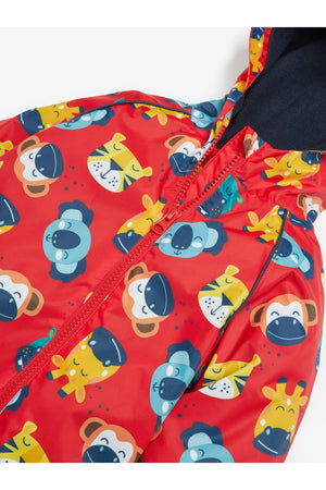 Next - Polar Lined Animal Patterned Child Raincoat - 12-18 Months 