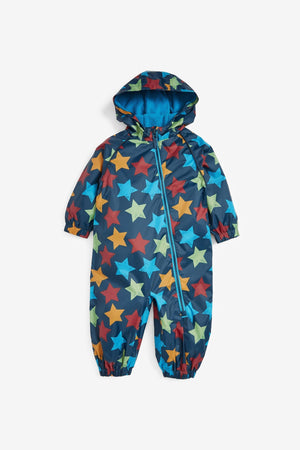 Next - Polar Lined Star Patterned Children's Raincoat - 1.5-2 Years 