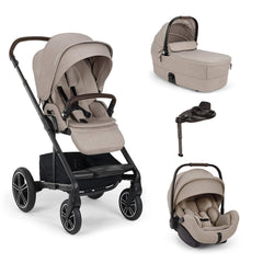 Nuna MIXX NEXT with ARRA FLEX & BASE CURV Travel System Bundle-Travel Systems-Chateau- | Natural Baby Shower