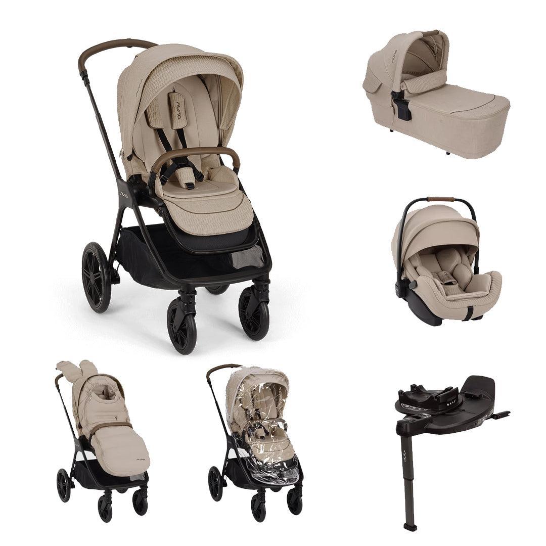 Nuna TRIV LX + ARRA FLEX & BASE CURV Travel System - Cosmopolitan-Travel Systems-Cosmopolitan- | Natural Baby Shower