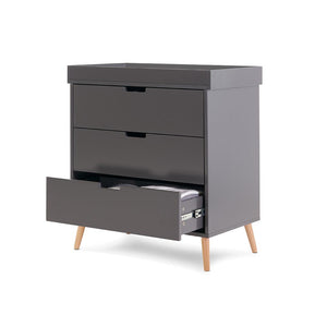 Obaby Maya Mini 2 Piece Room Set - Slate + Natural-Nursery Sets-No Mattress- | Natural Baby Shower