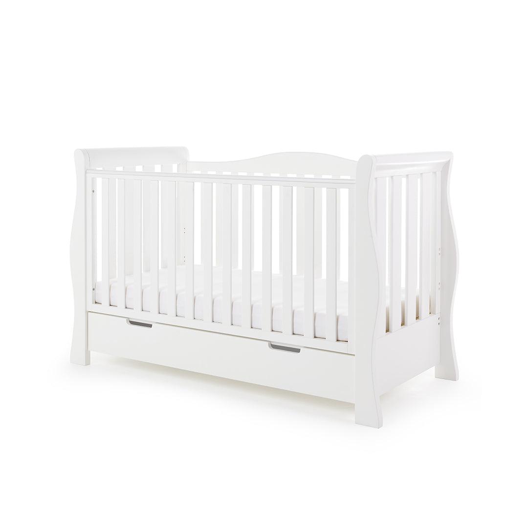 Obaby Stamford Luxe 3 Piece Room Set - White-Nursery Sets- | Natural Baby Shower