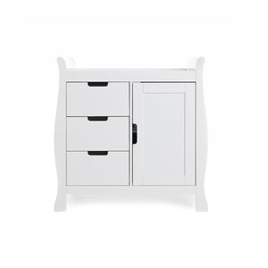 Obaby Stamford Luxe 4 Piece Room Set - White-Nursery Sets- | Natural Baby Shower