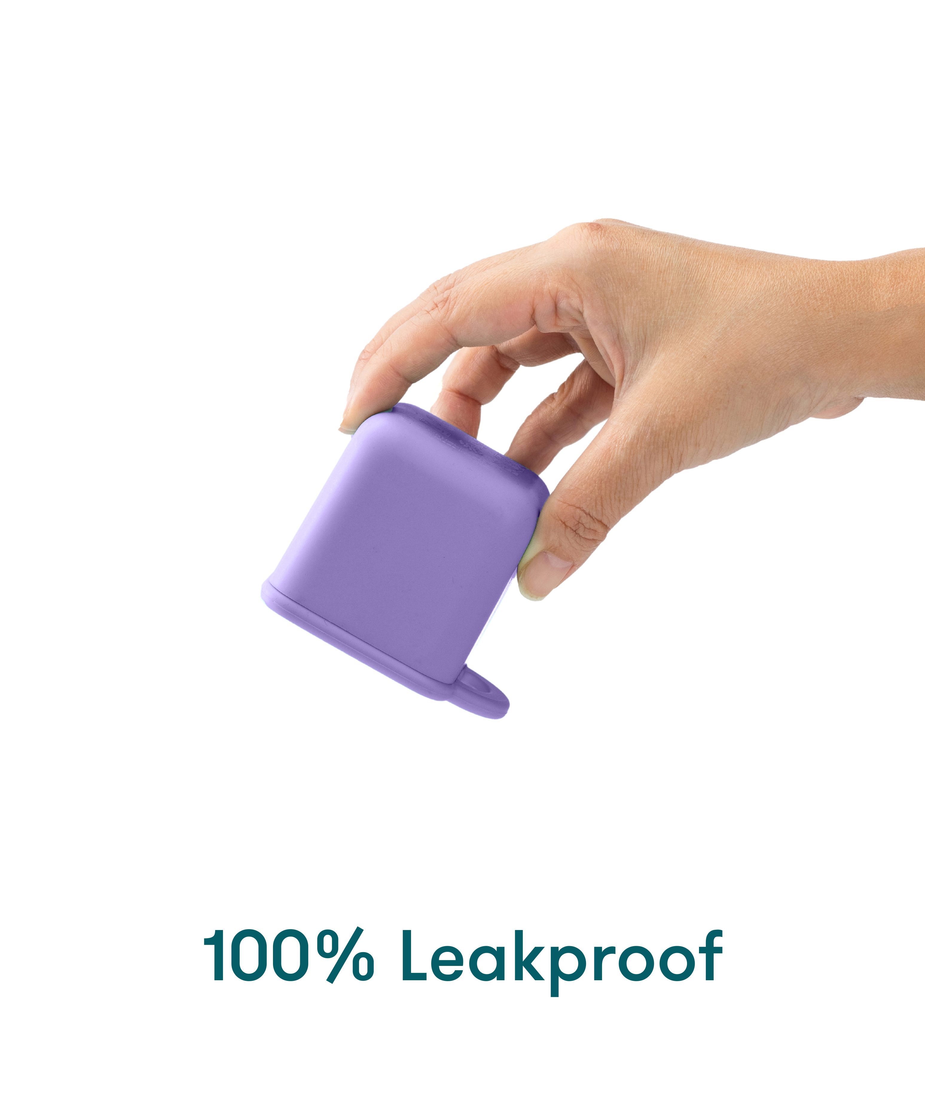 Omiebox - Bento Box Inner Compartment Containers 2pcs Purple/Orange