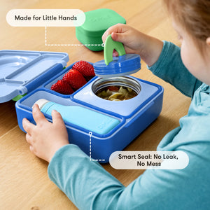 Omiebox - Insulated Ocean Blue Bento Lunch Box