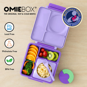 Omiebox - Insulated Lilac Purple Bento Lunch Box