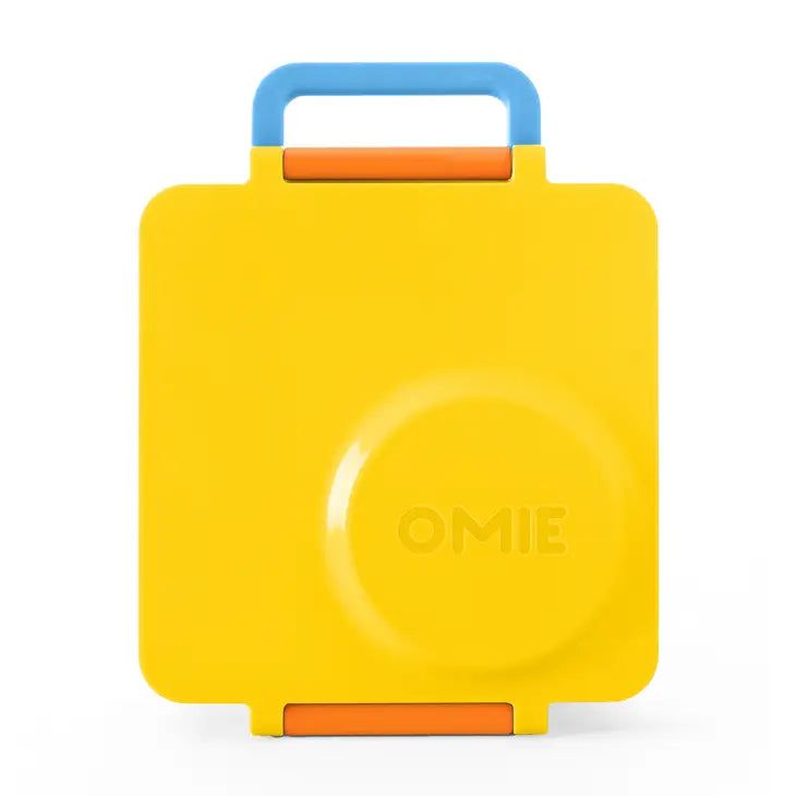 OmieBox Heat Insulated Yellow Bento Lunch Box