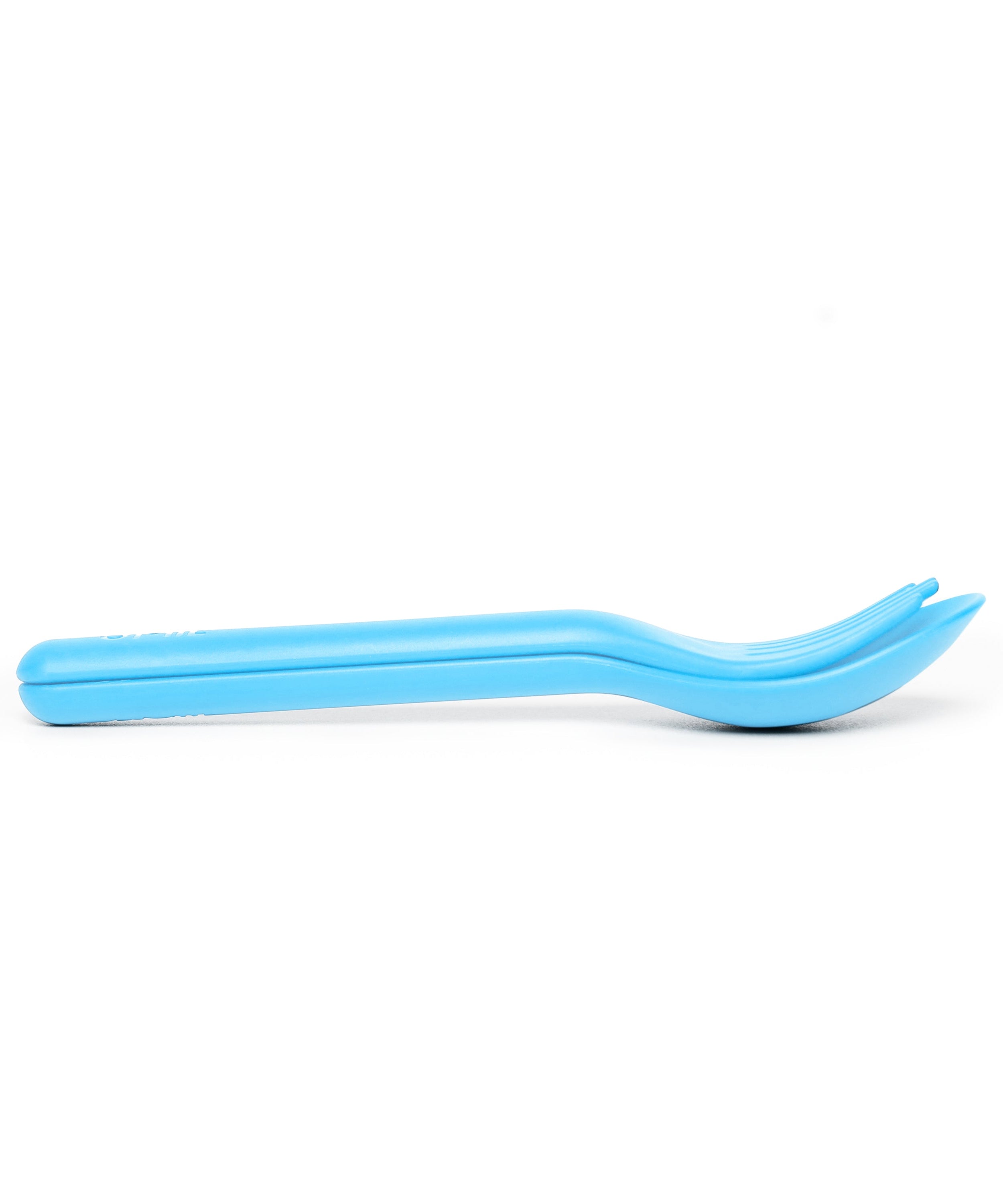 Omiebox - OmiePod Capri Blue Silicone Fork and Spoon Set