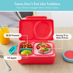Omiebox - UP Insulated 2nd Generation Cherry Pink Bento Lunch Box