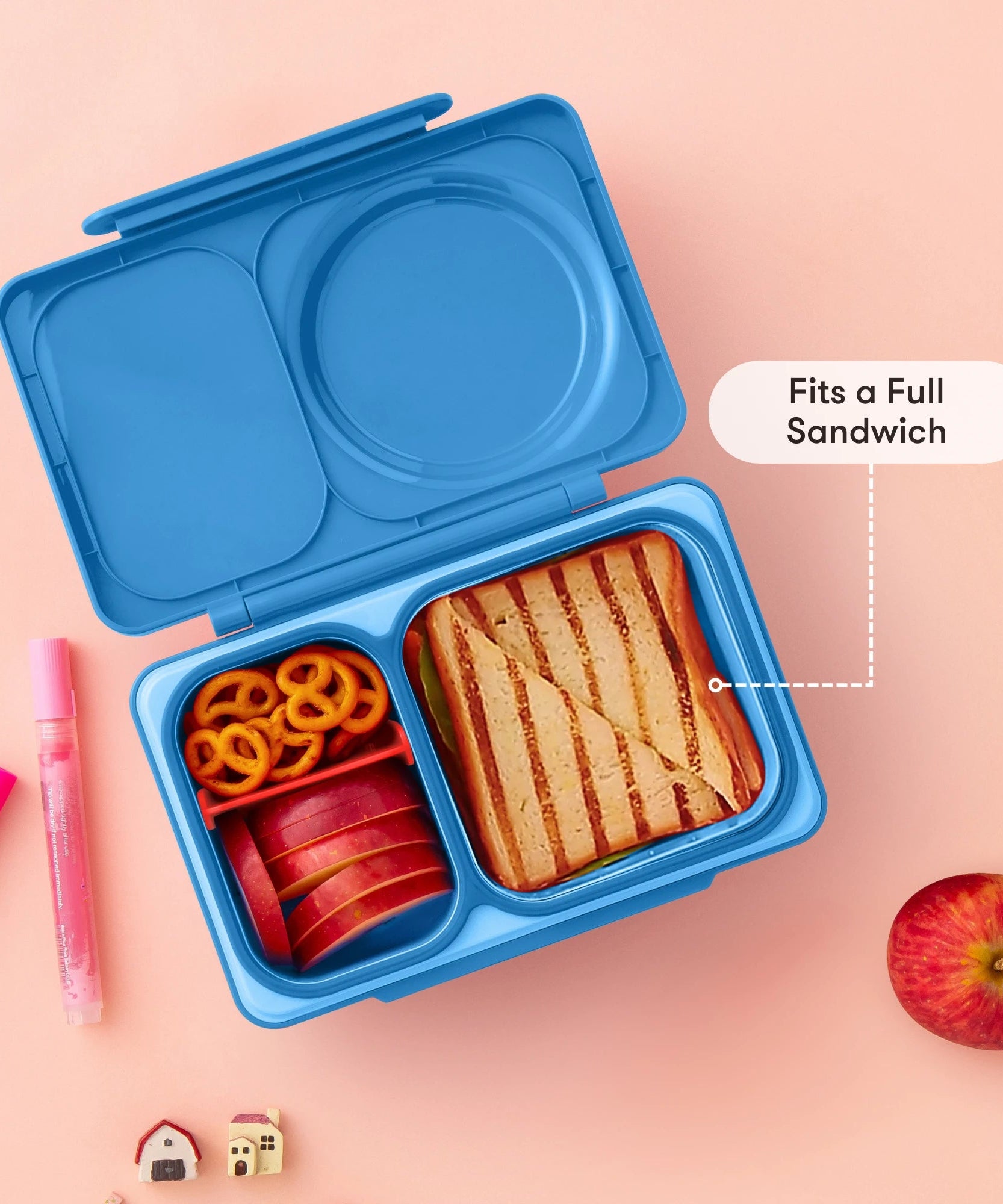 Omiebox - UP Heat Insulated 2nd Generation Cosmic Blue Bento Lunch Box