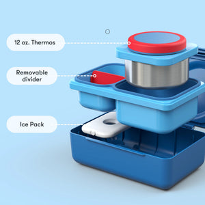 Omiebox - UP Insulated 2nd Generation Cosmic Blue Bento Lunch Box