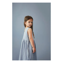 Gray Label - Organic Cotton Button-Down Dress | Ice Blue