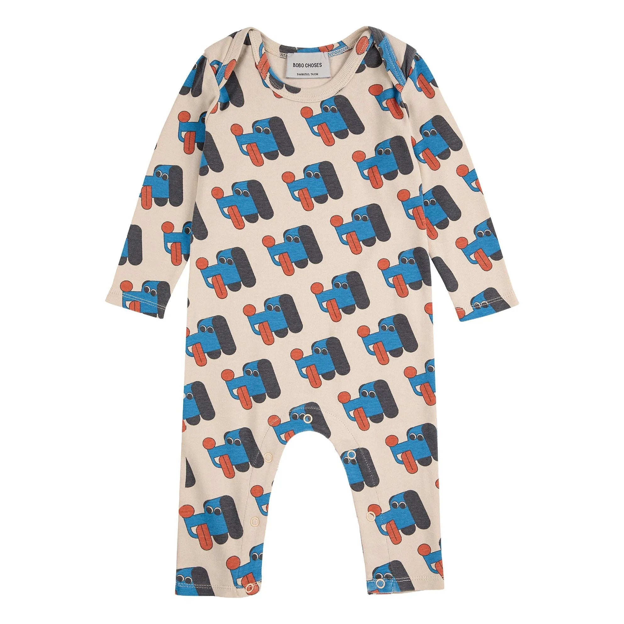 Bobo Choses - Organic Cotton Dog Jumpsuit | Beige