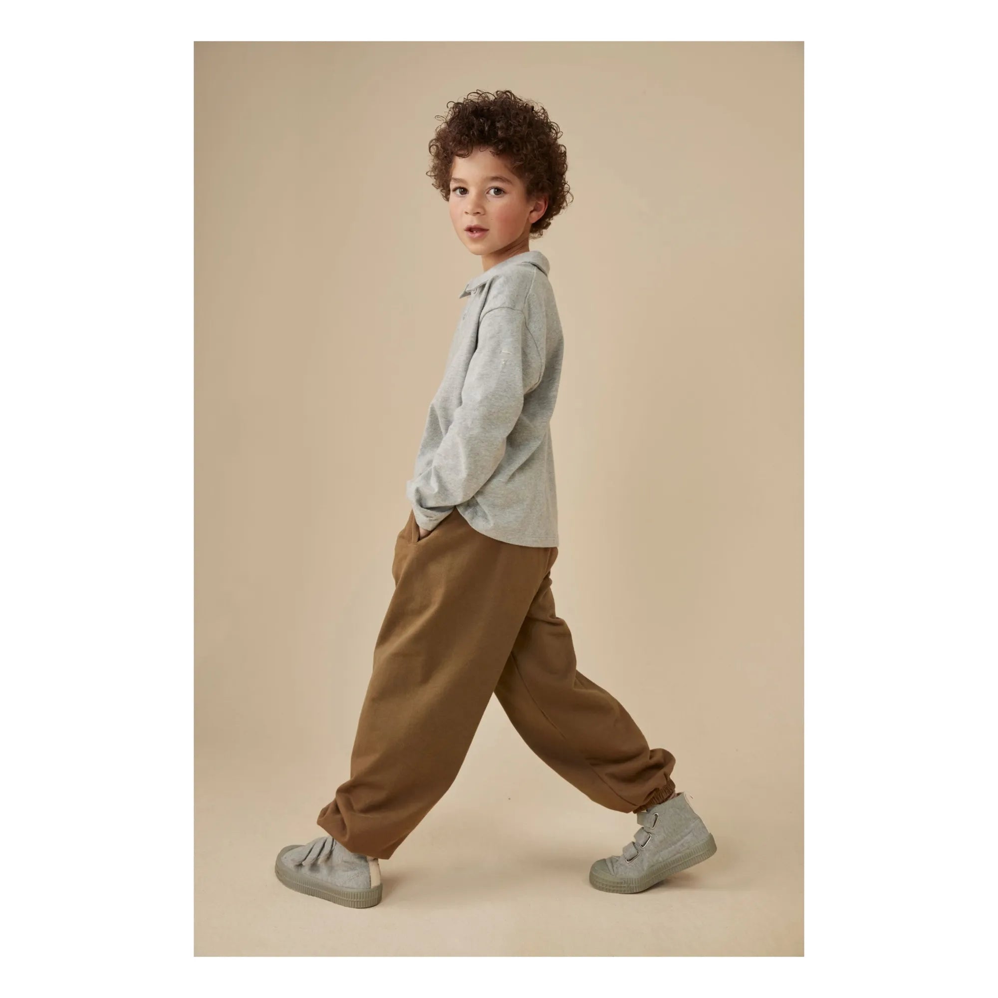 Gray Label - Organic Cotton Jogger Pants | Khaki Brown