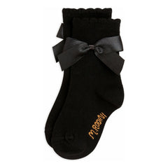 Mini Rodini - Organic Cotton Knotted Socks | Black
