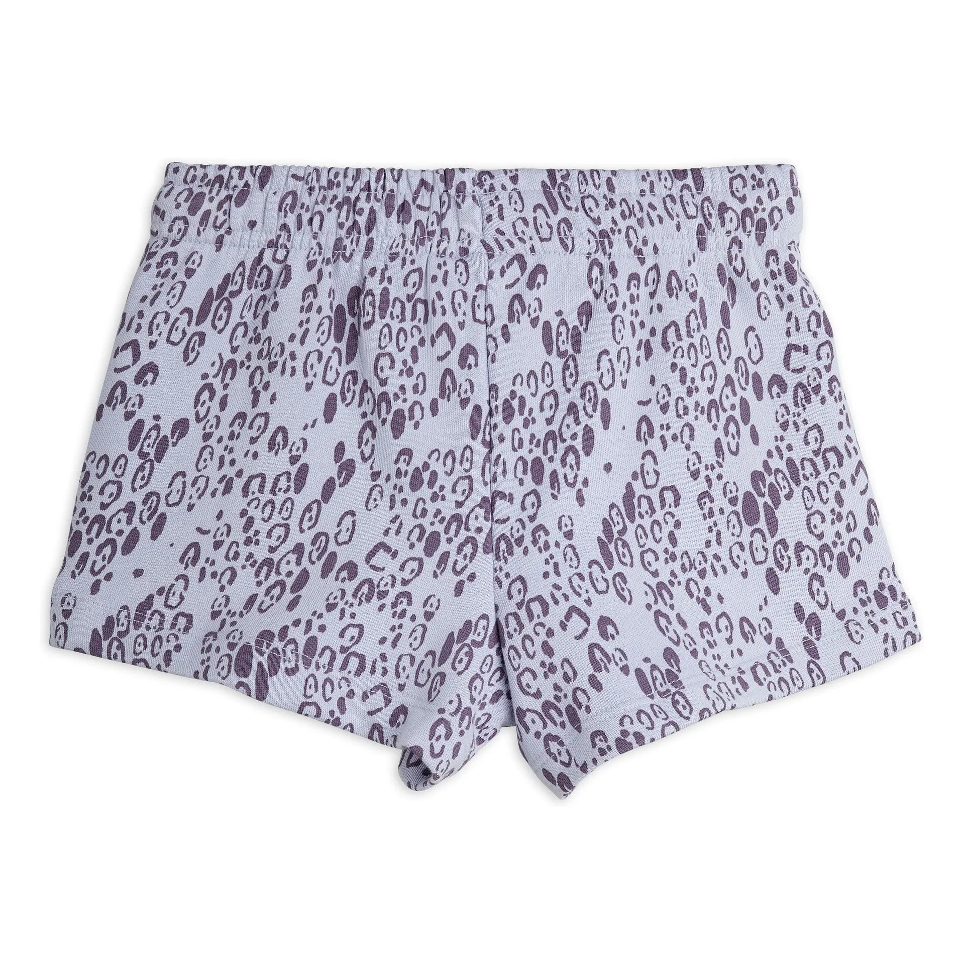 Mini Rodini - Organic Cotton Leopard Shorts | Lilac