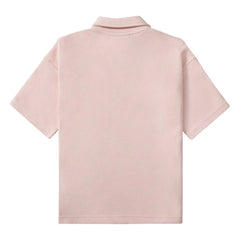 Lacoste - Oversized Logo Polo Shirt Organic Cotton | Light Pink
